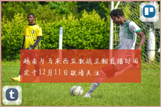 越南与马来西亚激战正酣直播时间定于12月11日敬请关注